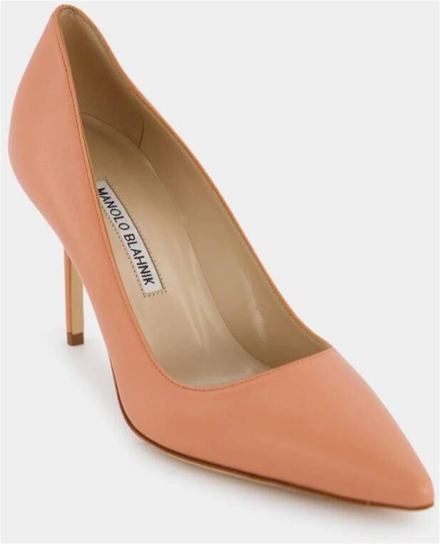 Manolo Blahnik Elegante Leren Pumps met puntige neus