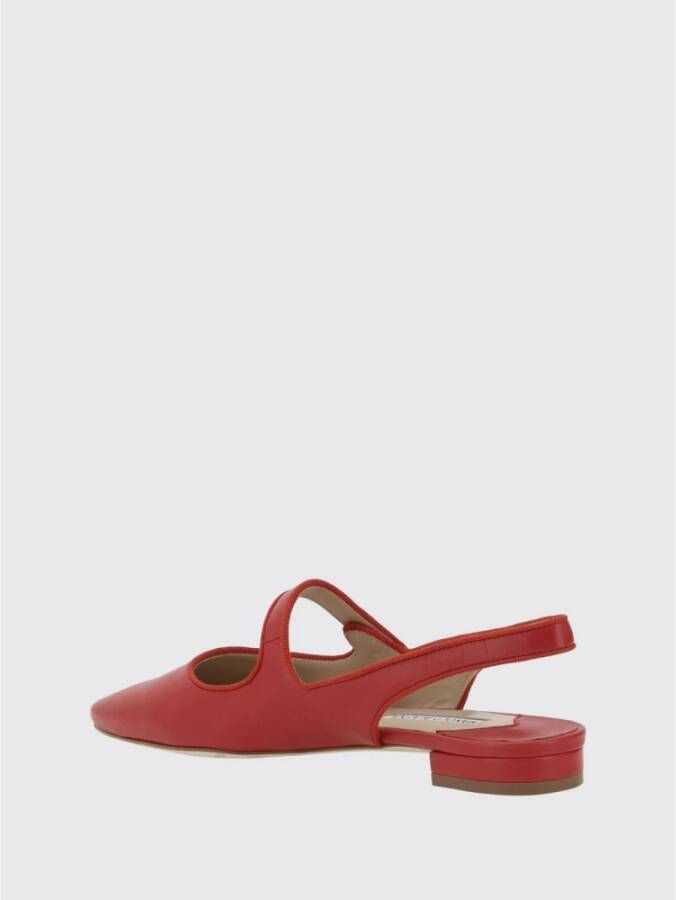 Manolo Blahnik Elegante Nude Ballerina`s