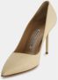 olo Blahnik Elegante Nude Stiletto Pumps - Thumbnail 2