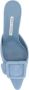 Manolo Blahnik Elegante Suède Kitten Heel Pumps met Gesp Blue Dames - Thumbnail 4