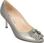 Manolo Blahnik Fabric heels Gray Dames - Thumbnail 2