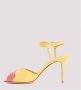 Manolo Blahnik Gele & Roze Hoge Hak Sandalen Multicolor Dames - Thumbnail 2