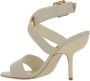 olo Blahnik Gevlochten Stiletto Hak Kalfsleren Sandalen - Thumbnail 2