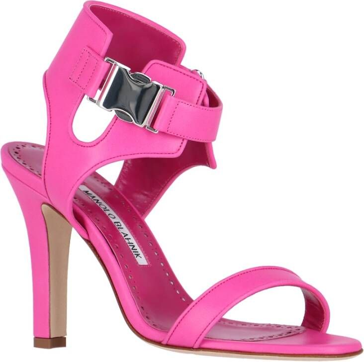 Manolo Blahnik High Heel Sandals Roze Dames
