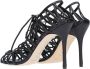 Manolo Blahnik Hamza 105 Leren Sandalen Black Dames - Thumbnail 3