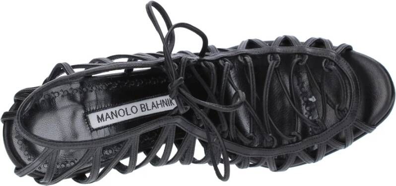 Manolo Blahnik High Heel Sandals Zwart Dames