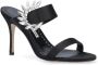 Manolo Blahnik High Heel Sandals Zwart Dames - Thumbnail 2