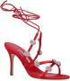 Manolo Blahnik Sandalen "Elsaka" Sandals in rood - Thumbnail 3