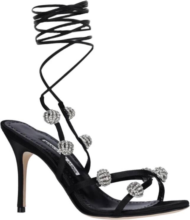 Manolo Blahnik Hoge hiel sandalen Zwart Dames