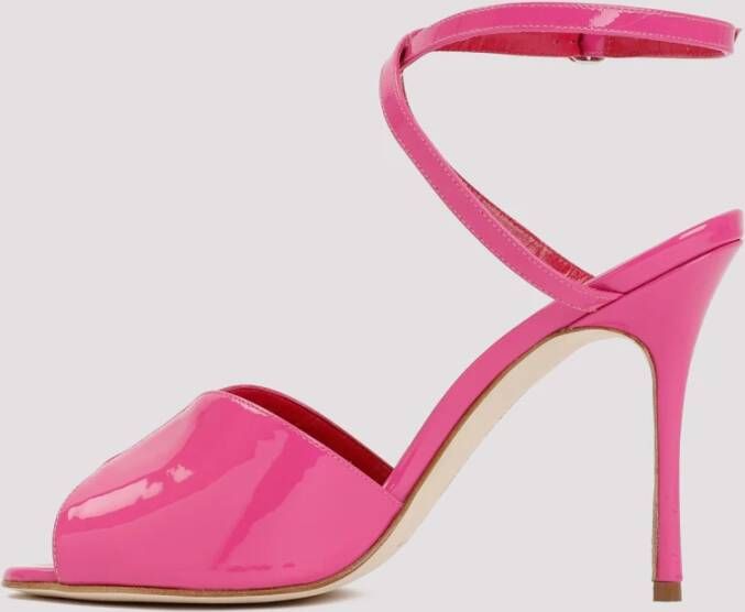 Manolo Blahnik Hourani Pink Sandal Pink Dames