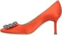 olo Blahnik Kristallen Gesp A delteen Pumps - Thumbnail 2