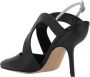 Manolo Blahnik Leren Jijara Pumps Stiletto Hak Black Dames - Thumbnail 7
