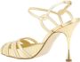 Manolo Blahnik Nappa Leren Stiletto Hak Sandalen Yellow Dames - Thumbnail 6