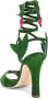 Manolo Blahnik Wrap Sandalen met 10 5 cm Hak Green Dames - Thumbnail 3