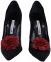 Manolo Blahnik Pre-owned Canvas heels Black Dames - Thumbnail 4