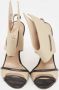 Manolo Blahnik Pre-owned Canvas sandals Beige Dames - Thumbnail 2