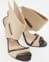 Manolo Blahnik Pre-owned Canvas sandals Beige Dames - Thumbnail 3