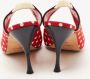 Manolo Blahnik Pre-owned Canvas sandals Red Dames - Thumbnail 4