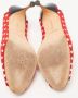 Manolo Blahnik Pre-owned Canvas sandals Red Dames - Thumbnail 5