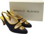 Manolo Blahnik Pre-owned Cotton sandals Multicolor Dames - Thumbnail 10