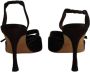 Manolo Blahnik Pre-owned Fabric heels Brown Dames - Thumbnail 4