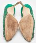 Manolo Blahnik Pre-owned Fabric heels Green Dames - Thumbnail 6