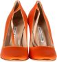 Manolo Blahnik Pre-owned Fabric heels Orange Dames - Thumbnail 2