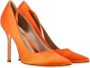 Manolo Blahnik Pre-owned Fabric heels Orange Dames - Thumbnail 6