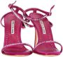 Manolo Blahnik Pre-owned Fabric heels Pink Dames - Thumbnail 3