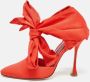 Manolo Blahnik Pre-owned Fabric heels Red Dames - Thumbnail 2