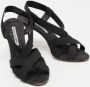 Manolo Blahnik Pre-owned Fabric sandals Black Dames - Thumbnail 3