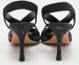 Manolo Blahnik Pre-owned Fabric sandals Black Dames - Thumbnail 4