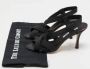 Manolo Blahnik Pre-owned Fabric sandals Black Dames - Thumbnail 8