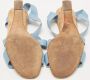 Manolo Blahnik Pre-owned Fabric sandals Blue Dames - Thumbnail 5