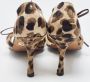 Manolo Blahnik Pre-owned Fabric sandals Brown Dames - Thumbnail 5