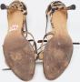 Manolo Blahnik Pre-owned Fabric sandals Brown Dames - Thumbnail 6