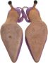 Manolo Blahnik Pre-owned Fabric sandals Purple Dames - Thumbnail 5