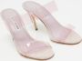 Manolo Blahnik Pre-owned Fabric sandals Purple Dames - Thumbnail 4