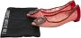 Manolo Blahnik Pre-owned Lace flats Red Dames - Thumbnail 7