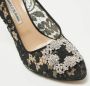 Manolo Blahnik Pre-owned Lace heels Black Dames - Thumbnail 6