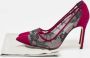 Manolo Blahnik Pre-owned Lace heels Multicolor Dames - Thumbnail 9
