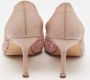 Manolo Blahnik Pre-owned Lace heels Pink Dames - Thumbnail 5