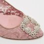 Manolo Blahnik Pre-owned Lace heels Pink Dames - Thumbnail 7