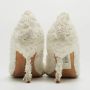 Manolo Blahnik Pre-owned Lace heels White Dames - Thumbnail 5
