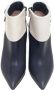 Manolo Blahnik Pre-owned Leather boots Blue Dames - Thumbnail 2