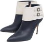 Manolo Blahnik Pre-owned Leather boots Blue Dames - Thumbnail 3