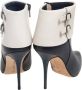 Manolo Blahnik Pre-owned Leather boots Blue Dames - Thumbnail 4