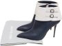 Manolo Blahnik Pre-owned Leather boots Blue Dames - Thumbnail 7