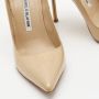 Manolo Blahnik Pre-owned Leather heels Beige Dames - Thumbnail 7