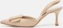 Manolo Blahnik Pre-owned Leather heels Beige Dames - Thumbnail 2